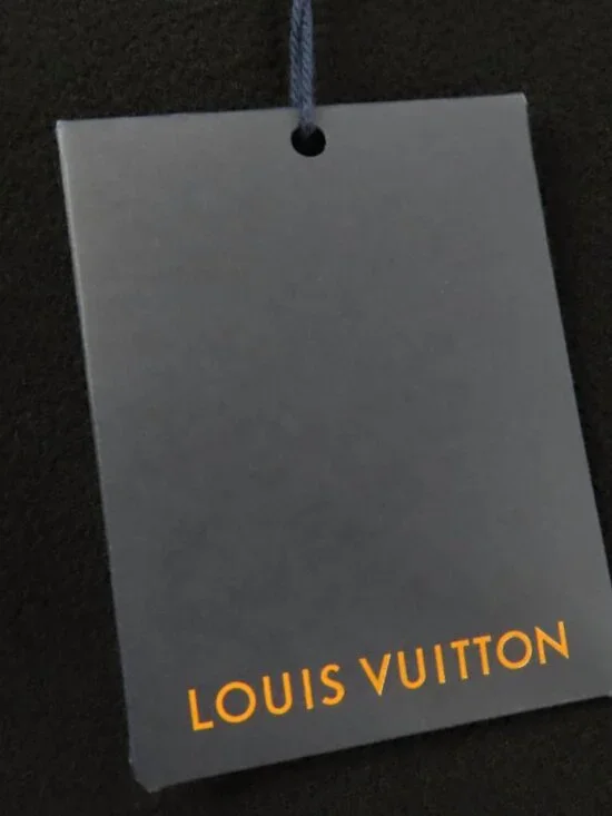 Louis Vuitton % Wool Leather with Belt Scallop Detail Mini Skirt Black 34 - Picture 12 of 12